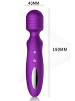 Xuanai Isıtmalı Şarjlı Wand Vibratör - Mor - Görsel 2