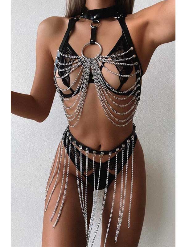 zincirli-boyun-tasmali-harness-set-126845-1-3 Zincirli Boyun Tasmalı Harness Set - Görsel 1